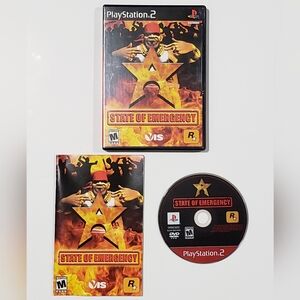 State of Emergency PS2 PlayStation 2 Complete CIB Tested & Working EB Games Slip